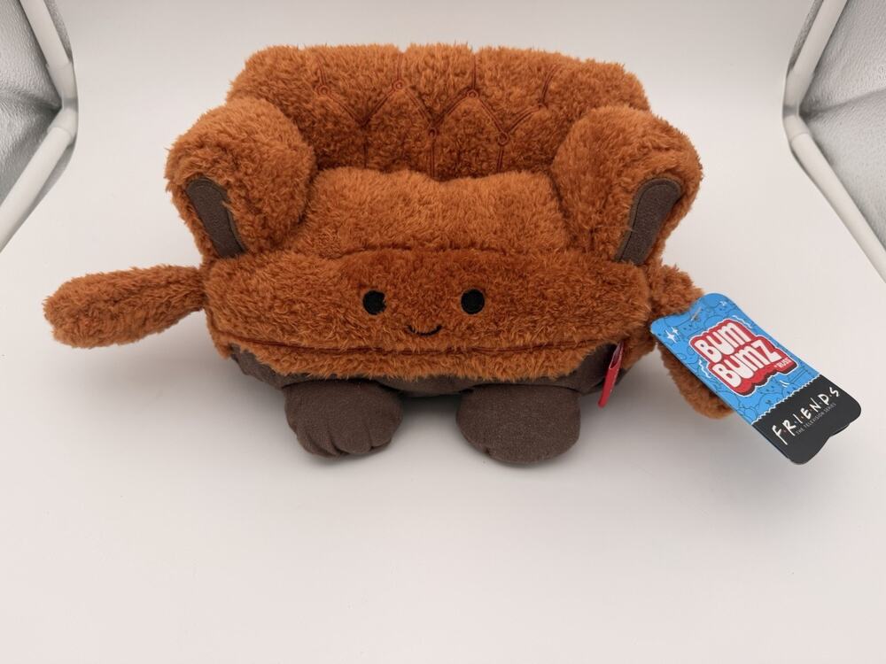 Bum Bumz Friends Central Perk Orange Couch Plush Russ NWT PIVOT